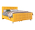 Boxspringbett »Dory« mit Topper, 180 x 200 cm, Matratzenhärtegrad H2/H3, ocker