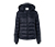 Steppjacke mit Kapuze, dunkelblau - dunkelblau
