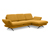 Ecksofa »Saletto« mit Drehsitz, rechts, Kurkuma