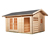 WEKA Gartenhaus mit (Holz-)Lagerplatz und Zusatzraum
