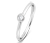 585 Weißgold Ring, Diamant