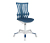 Topstar-Kinderschreibtischstuhl »Sitness X Chair 20«, blau - Bezug blau Fußkreuz weiß mit blauen Einlegern