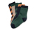 5 Paar Socken, grün - Dunkelgrün-dunkelblau-braun-hellbraun meliert