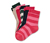 5 Paar Socken, rot - Beige-dunkelgrün-rot-pink