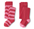 1x rot, 1x rot-pink gestreift