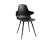 Stuhl »T2020« mit Kunststoffbeinen, 2er-Set, schwarz