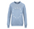 Hellblau mit weißem Print