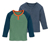 2 Interlock-Langarmshirts