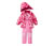 Jacke: beere-pink-rosa-weiß gemustert, Hose: beere