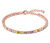 925 Silber Armband Tennis Multicolor
