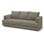 Scapa Dreisitzer-Sofa, light green