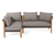 Lounge-Ecke mit Textilgeflecht