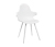 Stuhl »T2020« mit Kunststoffbeinen, 2er-Set, weiß