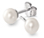 925 Silber Ohrstecker mit Muschelkernperle