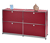 Sideboard »CN3« mit 4 Klappfächern, rot