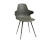 Stuhl »T2020« mit Kunststoffbeinen, 2er-Set, grau