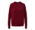 Feinstrickpullover mit Cashmere, bordeauxrot - Bordeauxrot