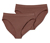 2 Seamless Slips, kastanie - Kastanie