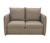 2-Sitzer-Sofa »Ronda« mit Hockern, stone