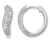 925 Silber Creolen Wave