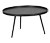 Woood Beistelltisch »Mesa XL«, Holz schwarz
