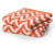 2 Jacquard-Handtücher, orange