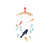 small foot Mobile mit Halterung »Seaside«