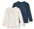2 Kinder-Henley-Shirts mit Rippstruktur