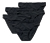5 Slips, schwarz