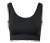 Seamless-Sport-Bustier, schwarz