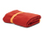 Outdoor-Handtuch, ca. 70 x 140 cm - Rot mit gelber Schlaufe