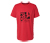 T-Shirt mit Print, rot