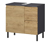 Waschbeckenunterschrank »Salinas«, klein, graphit/eiche