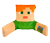 MINECRAFT Relaxkissen, Alex - Alex