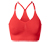 Seamless-Sport-Bustier, rot