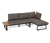 Lounge-Ecke mit modernem Kufengestell