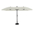 LECO Doppel-Sonnenschirm* mit LED-Beleuchtung, oval, ca. 270 x 460 cm, beige