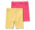 2 Kinder-Radler-Leggings, pink und gelb