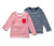 2 Kinder-Langarmshirts