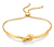 Slider-Armreif »Knot«, 18 Karat vergoldet