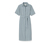 NAH/STUDIO Seersucker-Kleid | Baumwolle, Stormy Grey - Grau-Blau