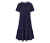 Jerseykleid mit Volant, dunkelblau - Dunkelblau