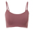 Seamless-Bustier mit Spitze, braun