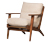 BePureHome Sessel »Housten«, bouclé/holz natur