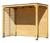 Karibu Pavillon »Markaska«, ca. 320 x 160 cm, 28 mm