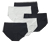 5 Magic-Cut-Pantys, schwarz und weiß - Schwarz und weiß