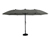 LECO Doppel-Sonnenschirm* mit LED-Beleuchtung, oval, ca. 270 x 460 cm, anthrazit