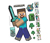 6 MINECRAFT Wandtattoos