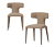 BePureHome Stühle »Permit«, 2er-Set, sand