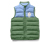 Kinder-Steppweste, colorblocking